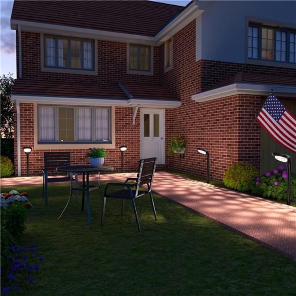 Solar Path Lights Outdoor, 150 Lumen Bright Solar Pathway Lights, Solar Lights - Picture 3 of 7